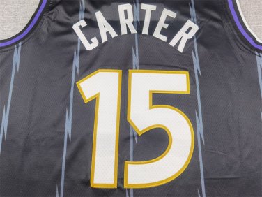 25 Raptors 15 City Edition Black  Jersey