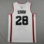 25 Rockets 28 City Edition White  Jersey