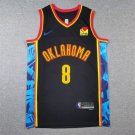 25 Thunder 8 City Edition Black  Jersey
