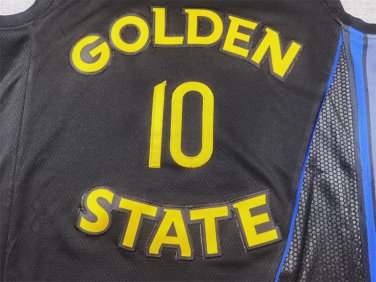 25 Warriors 10 Announced Edition Black  Jersey