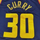 25 Warriors 30 City Edition Deep Blue  Jersey
