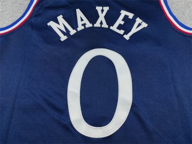 26 76ers 0 City Edition Deep Blue  Jersey