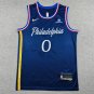 26 76ers 0 City Edition Deep Blue  Jersey