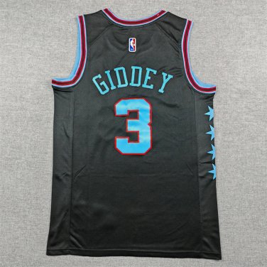 26 Bulls 3 City Edition Black  Jersey