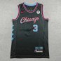 26 Bulls 3 City Edition Black  Jersey