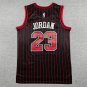 26 Bulls 23 Announced Edition Black Stripes  Jersey