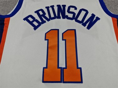 26 Knicks 11 City Edition White  Jersey