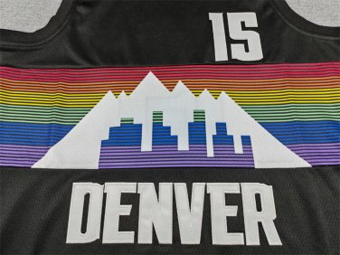 26 Nuggets 15 City Edition Black  Jersey