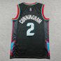 26 Pistons 2 City Edition Black  Jersey