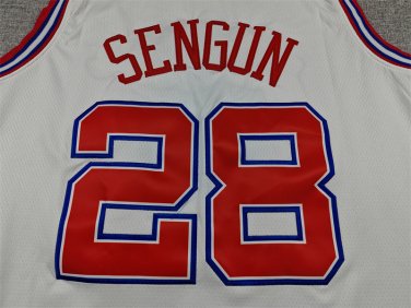 26 rockets, 28 city versions, white  Jersey