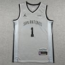 26 Spurs 1 Announced Edition Grey  Jersey
