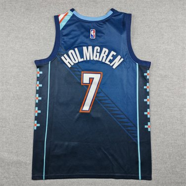 26 Thunder 7 City Edition Blue  Jersey