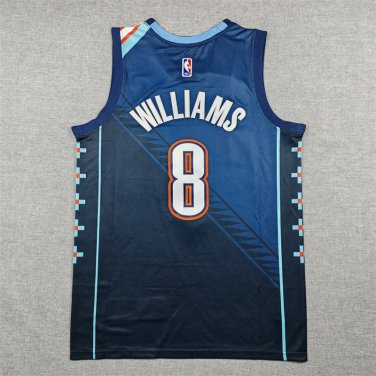 26 Thunder 8 City Edition Blue  Jersey