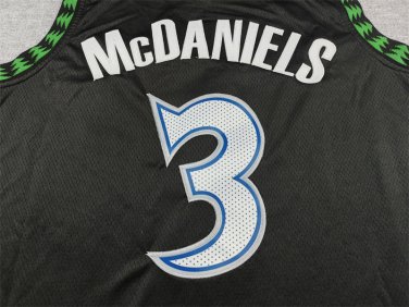 26 Timberwolves 3 Classic Black  Jersey