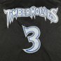 26 Timberwolves 3 Classic Black  Jersey