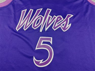 26 Timberwolves 5 City Edition Purple  Jersey