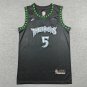 26 Timberwolves 5 Classic Black  Jersey