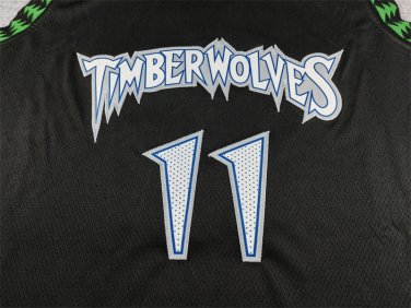 26 Timberwolves 11 Classic Black  Jersey