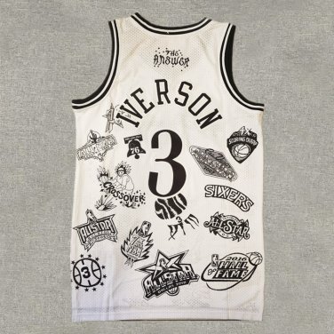 76 people 3 co branded printed white  Jersey