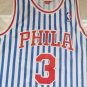 76 people, 3 white and blue printing strips  Jersey