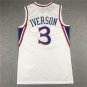 76ers 3 # 96-97 White  Jersey