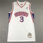 76ers 3 # 96-97 White  Jersey