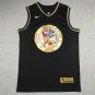 76ers 3 Diamond Edition Black Gold  Jersey