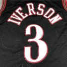 76ers 3 Retro Black  Jersey