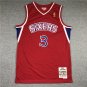 76ers 3 Retro Red  Jersey