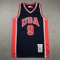 84 Olympic Games No. 9 Deep Blue  Jersey