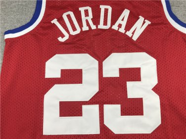 89 All Star Jordan 23 Red  Jersey