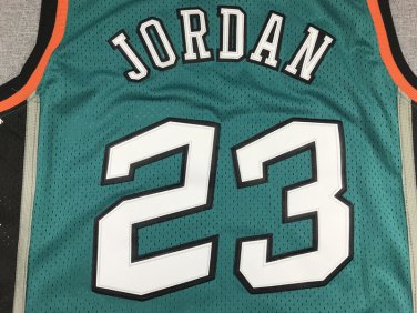 96 All Star Jordan 23 Green  Jersey