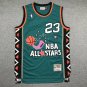 96 All Star Jordan 23 Green  Jersey