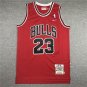 98 Bulls 23 Red  Jersey