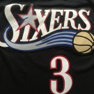 Adidas 76ers 3 Black  Jersey