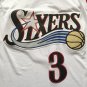 Adidas 76ers 3 White  Jersey