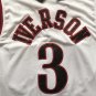 Adidas 76ers 3 White  Jersey