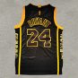 Adidas Lakers 24 Retired Edition Black with Sponsorship Logo  Jersey