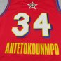All Star Bucks 34 Red  Jersey