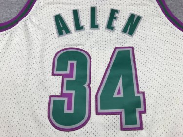 Bucks 34 Cream White  Jersey