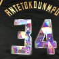 Bucks 34 Diamond Edition Black Gold  Jersey