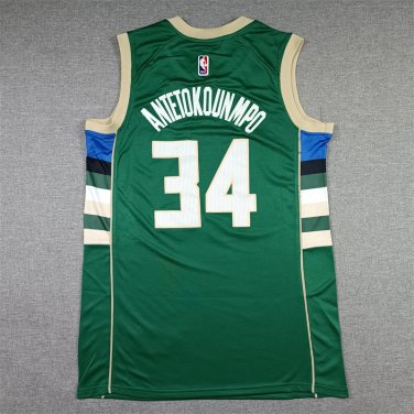 Bucks 34 Green  Jersey