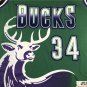 Bucks 34 green big deer head  Jersey