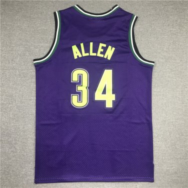 Bucks 34 purple big deer head  Jersey