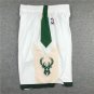 Bucks White Pants  Jersey