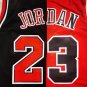 Bull 23 Black and Red Color Match  Jersey