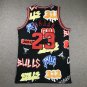 Bull 23 Graffiti Black  Jersey