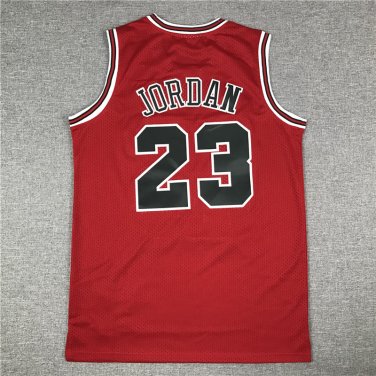 Bull 23 Old English Red  Jersey