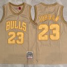 Bull 23 Retro Gold  Jersey