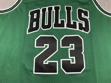 Bull 23 Retro Green  Jersey